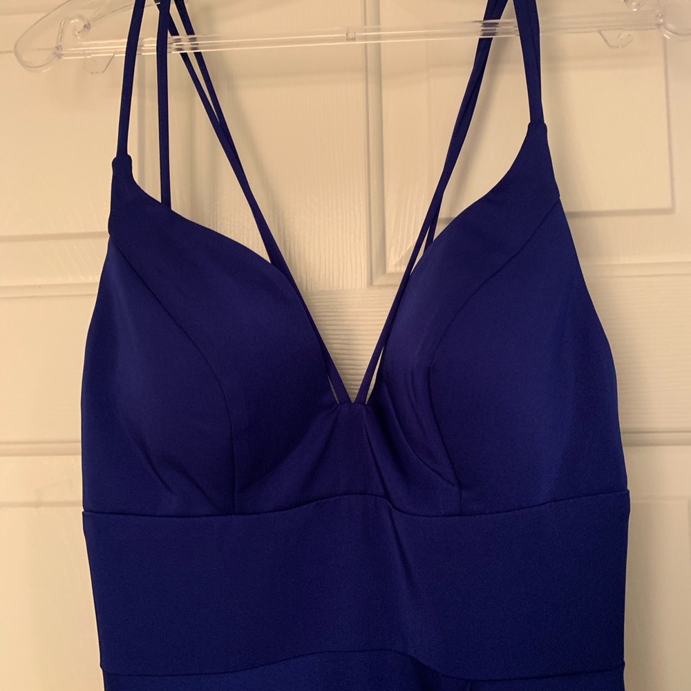 NEW-long, strappy, Cinderella Divine prom dress. - Picture 3 of 6